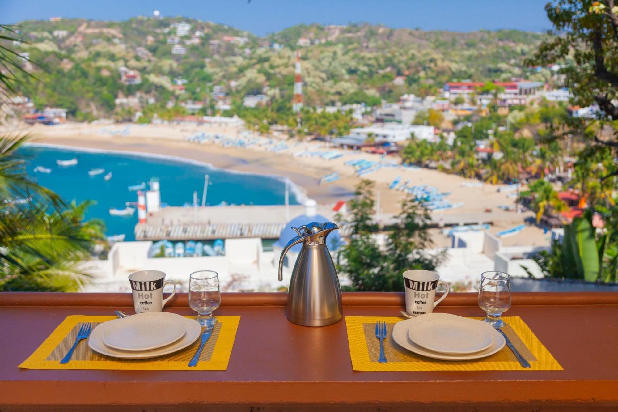 Puerto Ángel Hotel Casa Rush מראה חיצוני תמונה